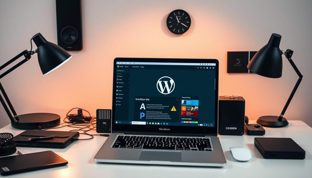 setting up WordPress site setting up WordPress site
