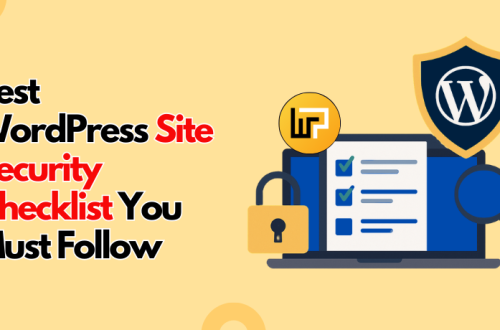 Some best WordPress site security checklist