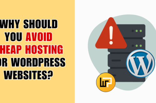Why should you avoid cheap hosting for WordPress websites